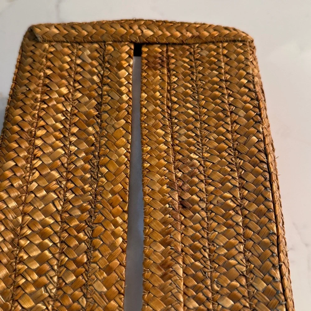 Vintage Rosenthal Netter Rattan Tissue Box Made in Italy
